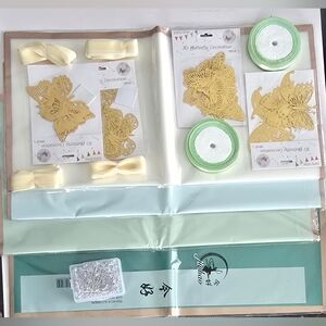 Free W/ Purchase Advise Seller DIY Make A Bouquet Wrap Flowers  Butterflies DIY